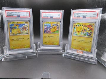 Pokémon - 3 Graded card - POKEMON JAPANESE SV-P PROMO, Nieuw