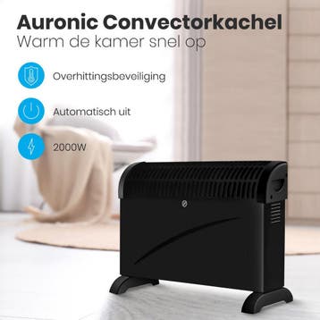 2dekans | Auronic Elektrische Convectorkachel -, Ophalen of Verzenden, Zo goed als nieuw