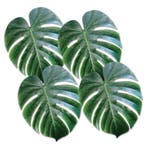 Decoratieve hawaii thema palm bladeren 4x stuks - Hawaii a.., Ophalen of Verzenden, Nieuw
