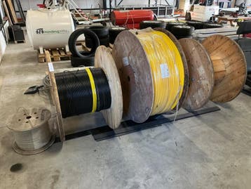 Online veiling: Kabelhaspels met kabel en subduct (4 stuks), Nieuw