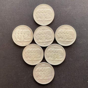 België. 100 Francs België – 7 × 100 frank Vier Koningen –
