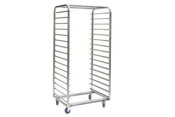 RVS regaalwagen bakery 800x600mm - 16 niveaus - type h -..., Verzenden, Nieuw in verpakking