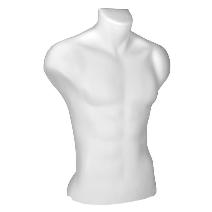 Plastic collection torso 1/2 model heer wit TM1210-01, Zakelijke goederen, Kantoor en Winkelinrichting | Winkel en Inventaris