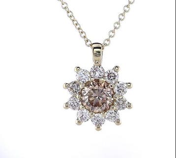 Zonder minimumprijs - Ketting met hanger - 14 karaat Geel, Sieraden, Tassen en Uiterlijk, Antieke sieraden
