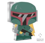 Niue. 2 Dollars 2020 Star Wars Boba Fett - Chibi - 1 Oz .999