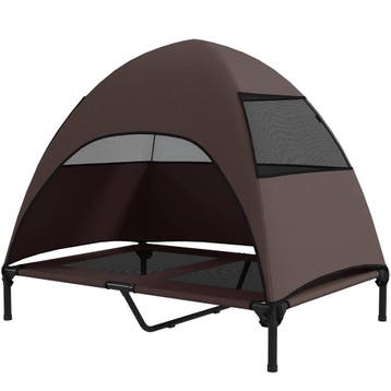 TRUUSK Hondenligstoel Outdoor Met Dak - Verhoogd Hondenbed V, Verzenden, Nieuw