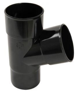 Nicoll PVC-Ti T-stuk 67,5 graden mof-vse zwart Ø80, Ophalen of Verzenden, Nieuw