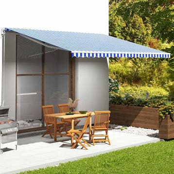 vidaXL Vervangingsdoek voor luifel 500x350 cm polyester, Verzenden, Nieuw
