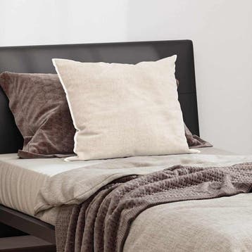 vidaXL Hoofdkussen 50 x 75 cm Katoen Wit, Verzenden, Nieuw, Wit