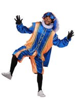 Pietenpak Bilbao met cape Oranje-Blauw - XL, Verzenden, Nieuw