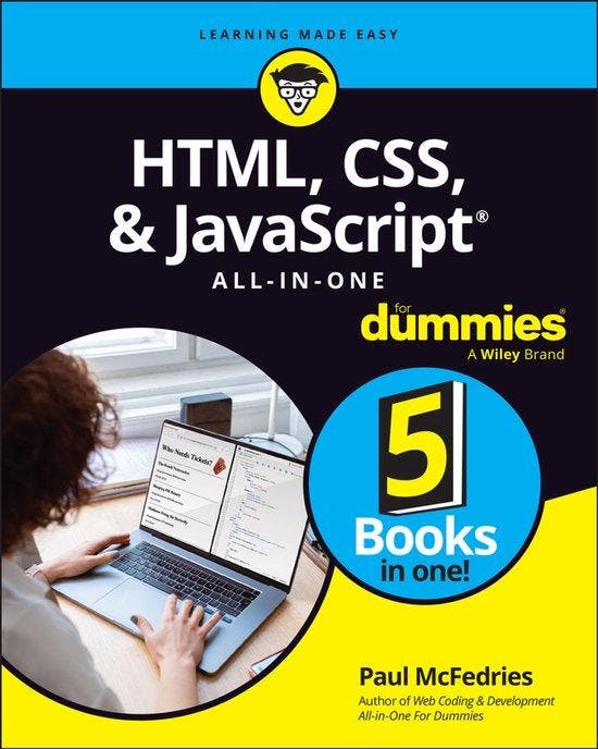9781394164684 HTML, CSS,  JavaScript All-in-One For Dummies, Boeken, Studieboeken en Cursussen, Zo goed als nieuw, Verzenden