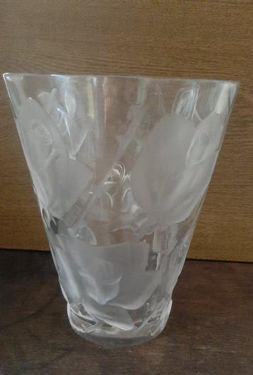 Lalique - Vaas - Ispahan - Kristal, Antiek en Kunst