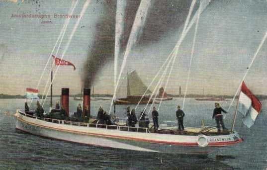 Nederland - Amsterdamse Brandweer - Serie van 12 -, Verzamelen, Ansichtkaarten | Buitenland