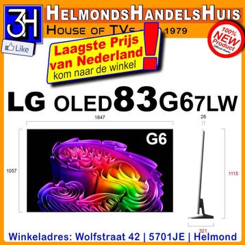 LG OLED83G67LW 83 inch oled tv Nieuw 2026 Laagste prijs 3H, Audio, Tv en Foto, Televisies, Nieuw, Ophalen of Verzenden, 100 cm of meer