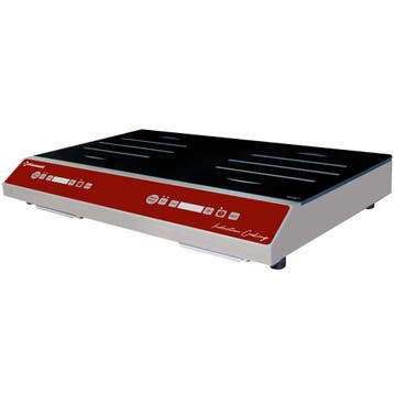 Inductieplaat 2 kookzones (2x 1750 watt), tactiele toetsen, Verzenden, Nieuw in verpakking