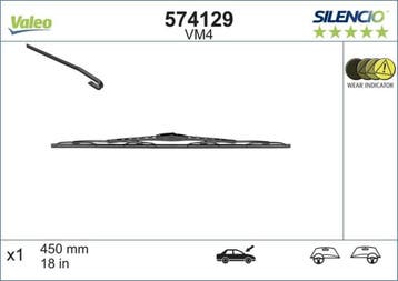 Valeo - Valeo Silencio VM4 ruitenwisser - 45CM (1x), Ophalen of Verzenden, Zo goed als nieuw