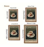 Set van 2 Houten Fotolijsten – Vintage Wanddecoratie Frames, Audio, Tv en Foto, Fotografie | Fotolijsten, Verzenden, Nieuw