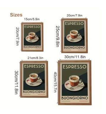 Set van 2 Houten Fotolijsten – Vintage Wanddecoratie Frames, Verzenden, Nieuw