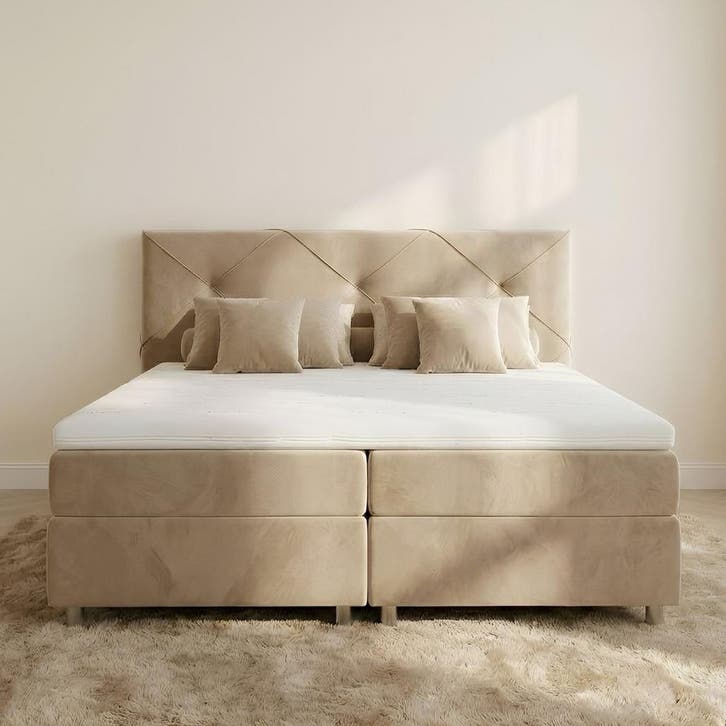 van Schaik Boxspring Granada - 140 x 200, Huis en Inrichting, Slaapkamer | Boxsprings