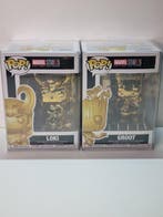 Funko - Funko Pop Marvel #376 Loki & #378 Groot *GOLD, Antiek en Kunst, Antiek | Speelgoed