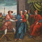 Italian school (XVI-XVII) - Cristo ante el Sanedrin