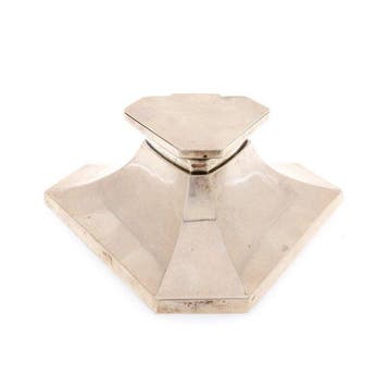Mappin & Webb, Birmingham - Inktbak - Art Deco - .925 zilver, Antiek en Kunst
