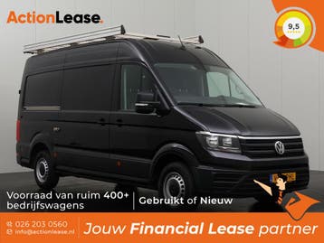 Volkswagen Crafter Bestelbus L3 H3 2021 Diesel Automaat, Auto's, Volkswagen, Automaat, Overige modellen, Zwart, Diesel