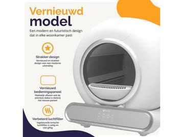 Viervoeter Fresh 2 - Automatische Zelfreinigende Kattenbak -, Verzenden, Zo goed als nieuw
