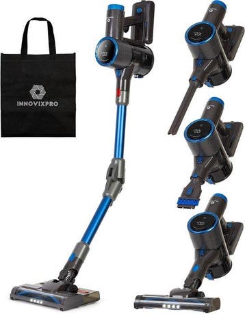 2dekans | Innovixpro® Steelstofzuiger Draadloos - Krachtige, Ophalen of Verzenden, Zo goed als nieuw