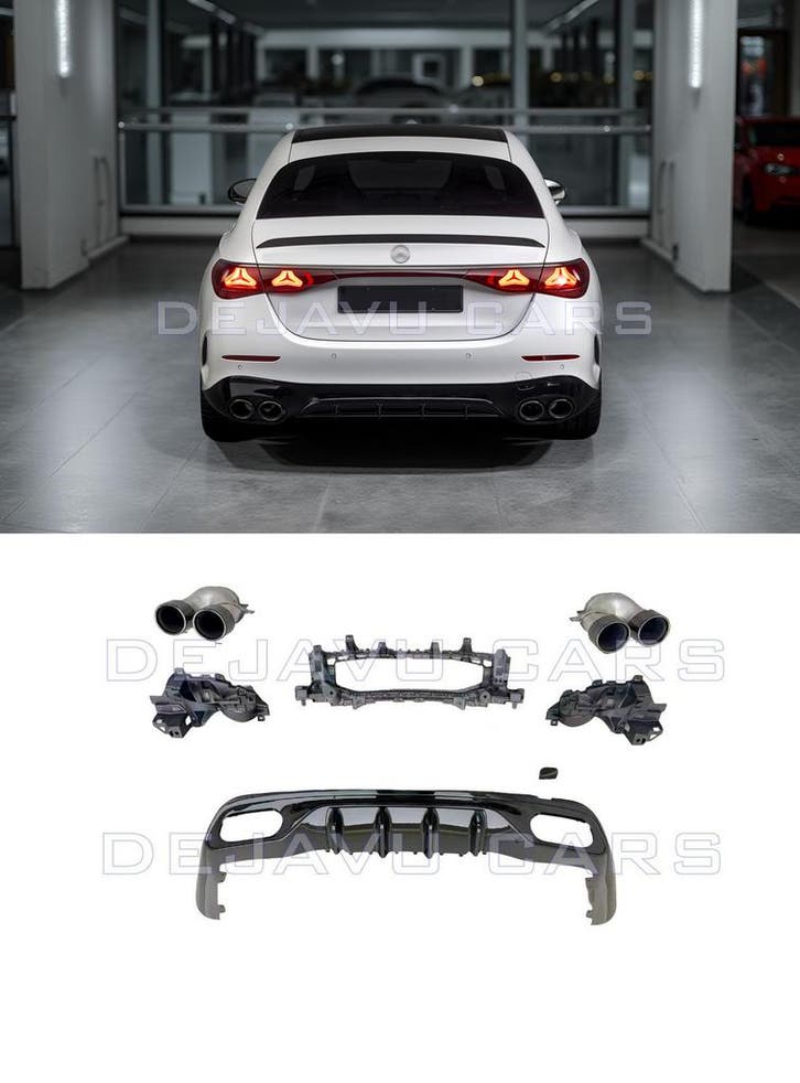 E53 AMG Look Diffuser voor Mercedes Benz E Klasse W214 S214, Auto diversen, Tuning en Styling, Ophalen of Verzenden