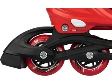 Nijdam Red Racer - Verstelbare Skeelers - Hardboot - Maat, Verzenden, Nieuw