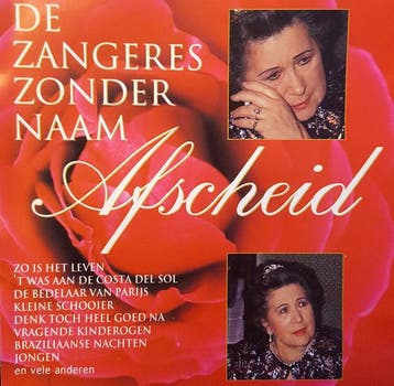 Zangeres Zonder Naam - Afscheid, Ophalen of Verzenden, Gebruikt