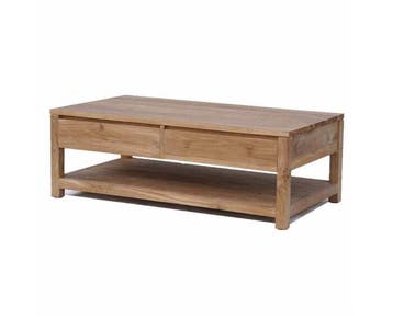 Tower Living Salontafel Corona Teakhout 130x70 cm, Ophalen of Verzenden, Nieuw