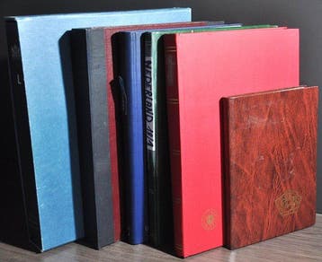 Nederland - Verzameling met veel postfris in diverse Albums, Gestempeld
