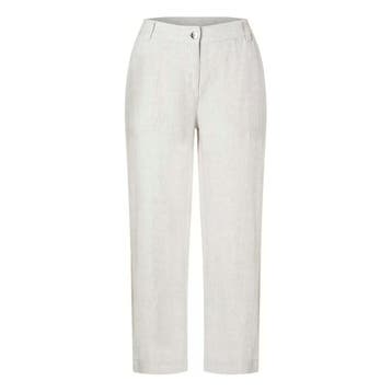 MAC • linnen Nora cropped broek • 36, Verzenden, MAC, Nieuw, Maat 36 (S)
