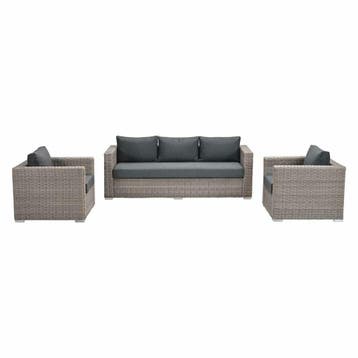 Garden Impressions Tennessee loungeset 3 - delig vintage, Verzenden, Nieuw