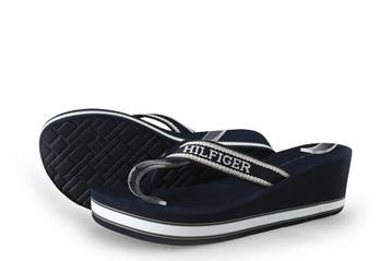 Tommy Hilfiger Sandalen in maat 39 Blauw, Sandalen of Muiltjes, Zo goed als nieuw, Tommy Hilfiger, Verzenden