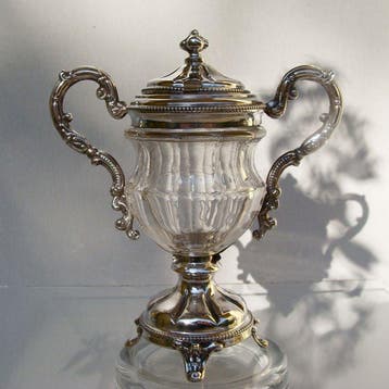 Antique French Mustard Pot - Massat Frères, 1900