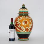 Plateelbakkerij Zuid-Holland - H. 47cm - Vaas - Creamware -, Antiek en Kunst
