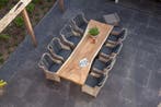 Boomstamtafel 300x110xH77,5 cm - bladdikte 10 cm, Tuin en Terras, Ophalen of Verzenden, Nieuw