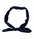 Haarband Knoop 6cm – Strikje met IJzerdraad – Effen Kleur –, Nieuw