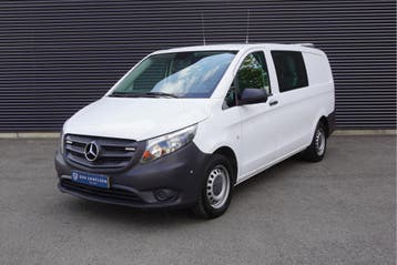 Zakelijke Lease |  Mercedes-Benz Vito 140pk Automaat Euro6 D, Automaat, Gebruikt, Euro 6, Wit