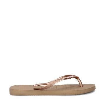 Havaianas Slim Logo Metallic slippers voor dames, Slippers, Overige kleuren, Verzenden, Nieuw