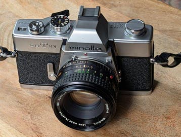 Minolta STR101 + MC Rokkor PF 1,7/50mm | Single lens reflex, Nieuw