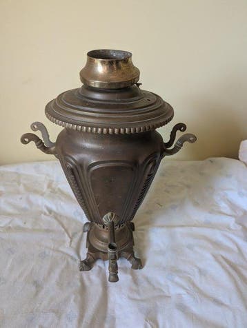 I. S. Sizov - Fratelli Shemarin - Samovar - Vaas met groeven, Antiek en Kunst