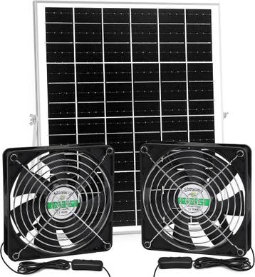Kas Ventilator 25W Set | Tweedekansje | OP=OP, Ophalen of Verzenden, Zo goed als nieuw, Ventilator en Afzuiger