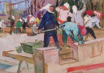 Khitrova Tamara Alexandrovna (1913-1991) - Muratrici - NO