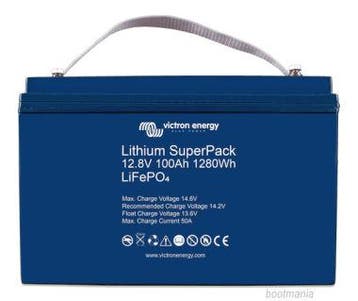 Victron Lithium SuperPack 12,8V/100Ah - High current (M8), Watersport en Boten, Verzenden, Nieuw