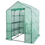 Tuinkas | Broeikas | Foliekas | Kas | 143x143x196cm | HDPE, Tuin en Terras, Kweekspullen, Verzenden, Nieuw