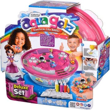 Aqua Gelz Deluxe Prinsessenkasteel - 8 flesjes kleurgel, 6 m, Verzenden, Nieuw